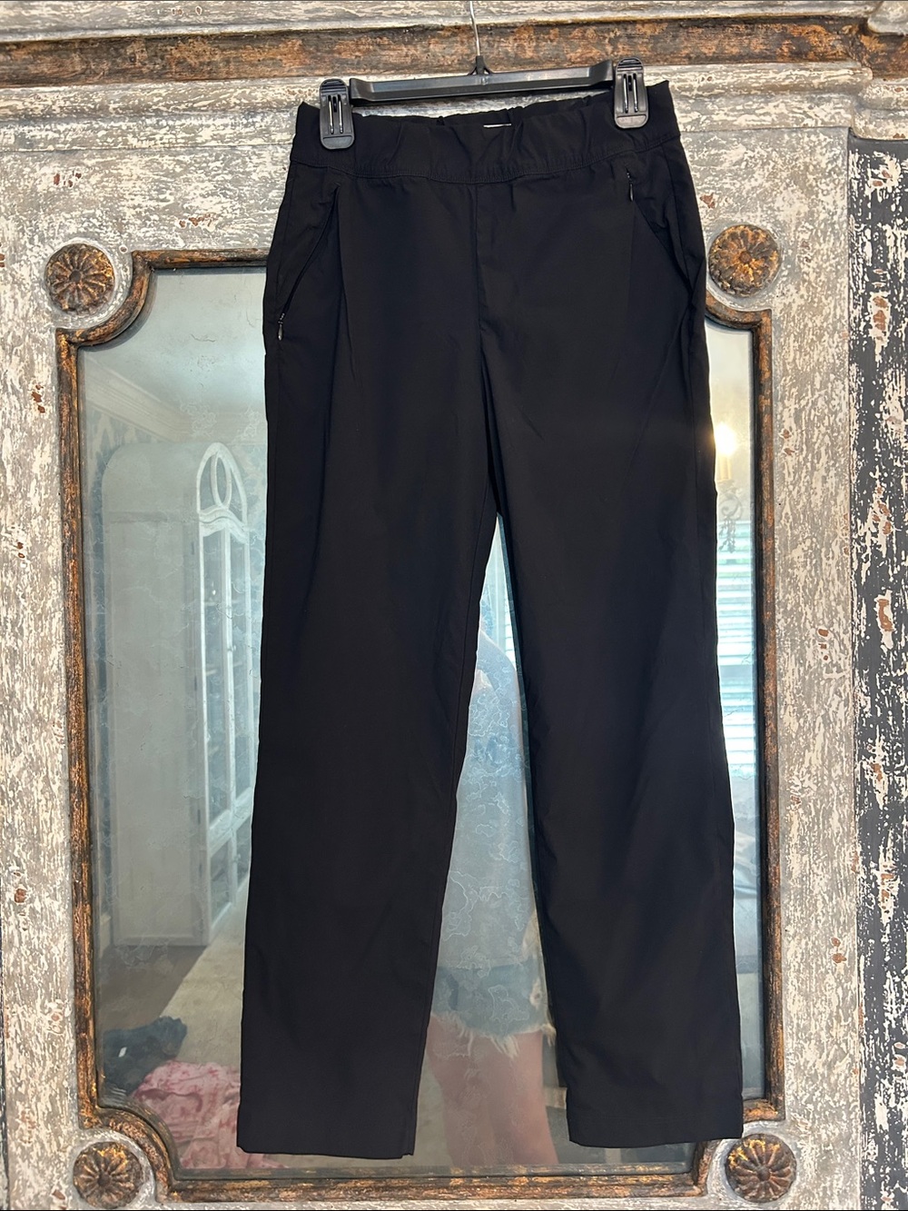 Anatomie Black Travel Chinos - Stretch Zip Pocket Pants